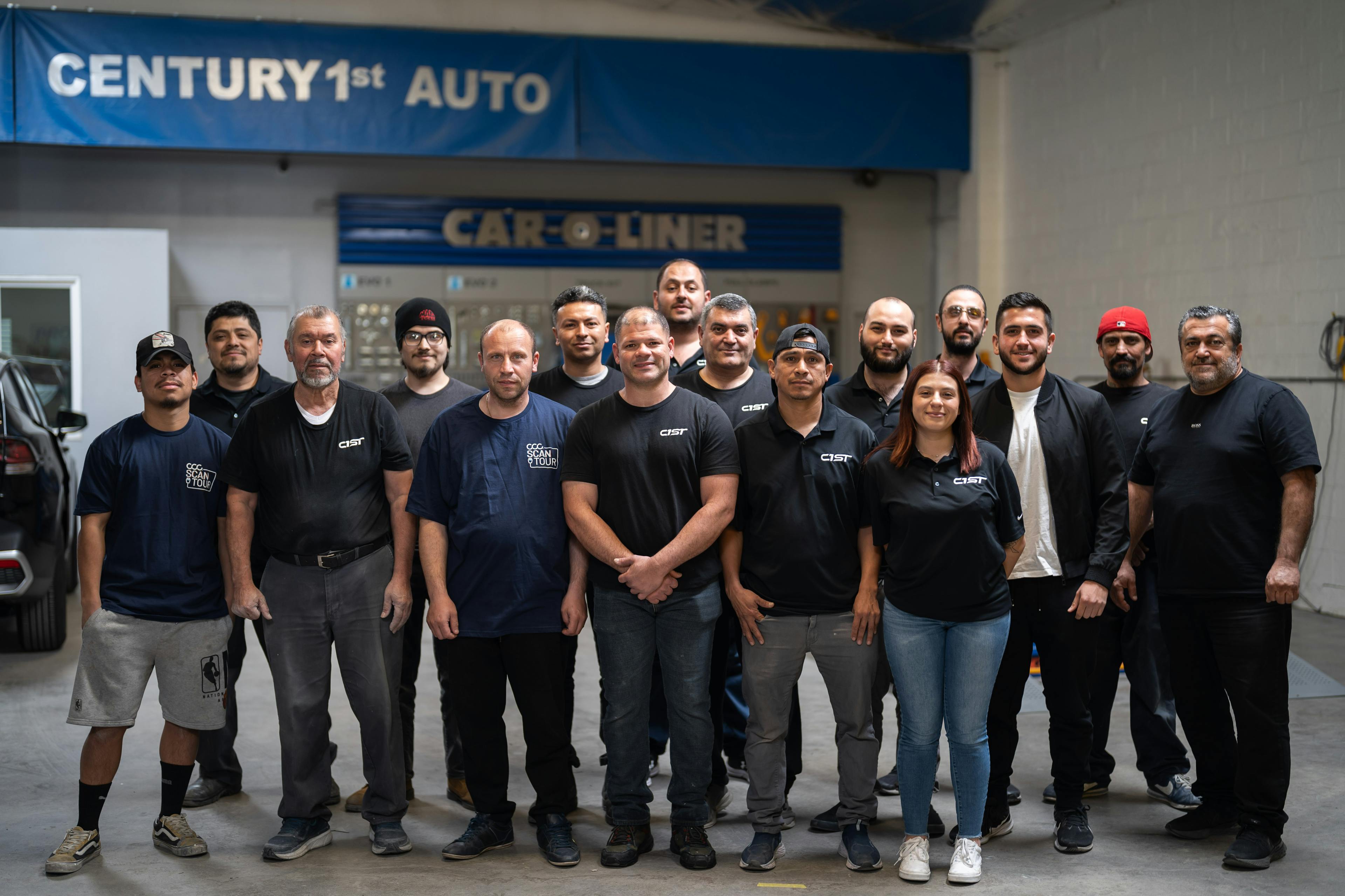 Full staff at Century 1st Auto Body
