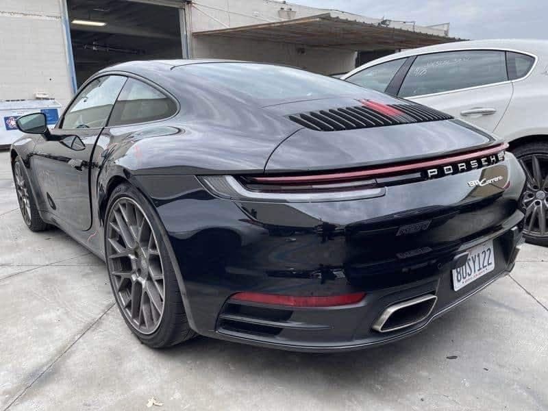 Porsche being repaired at Century 1st Auto Body